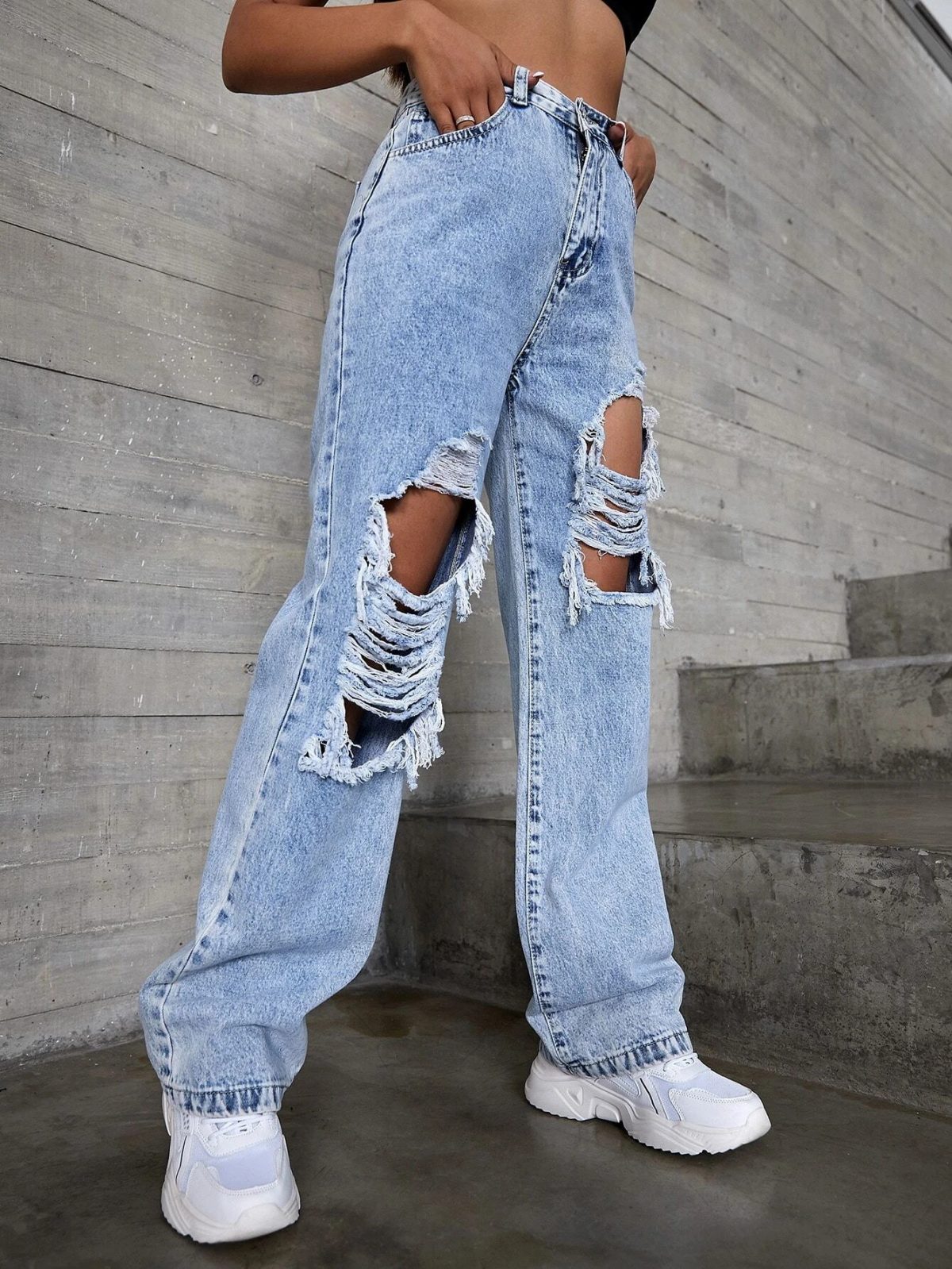 Ripped Cowboy Jeans - Pants - Uniqistic.com