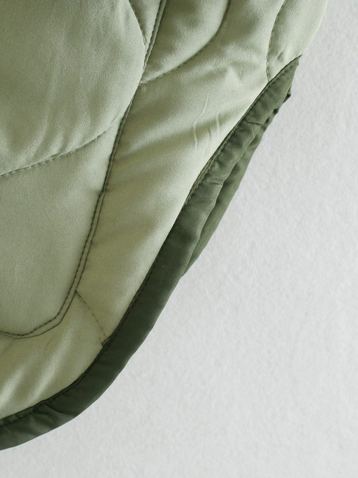 Autumn Moss Green Pocket Decoration Wide Cotton Coat - Coats & Jackets - Uniqistic.com