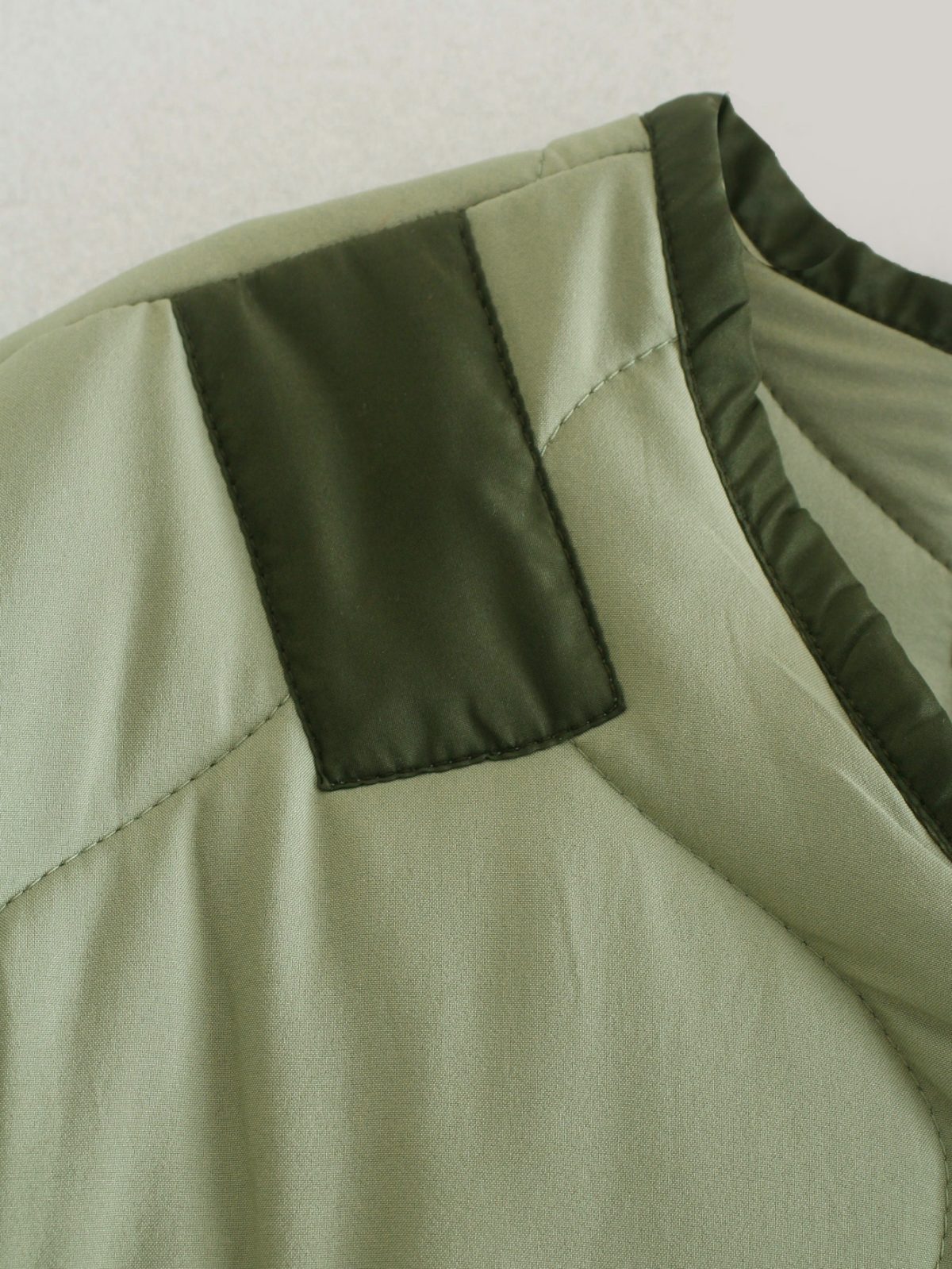 Autumn Moss Green Pocket Decoration Wide Cotton Coat - Coats & Jackets - Uniqistic.com
