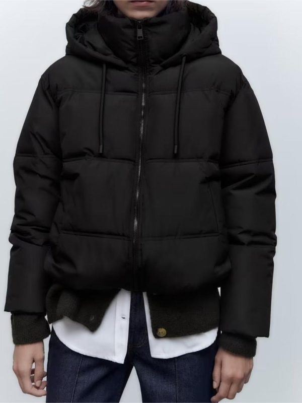 Short down Hooded Cotton Coat - Coats & Jackets - Uniqistic.com