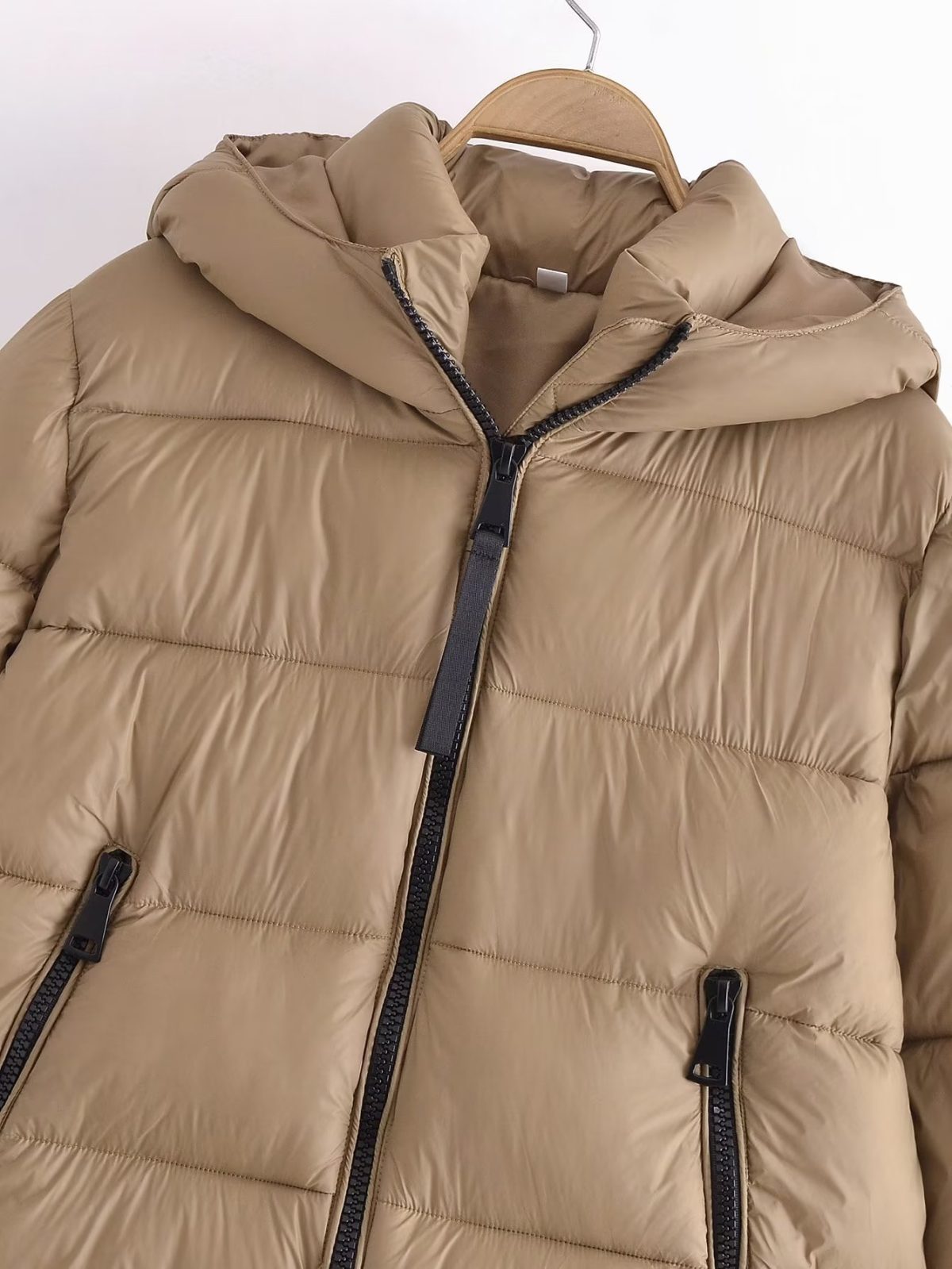 Winter Hooded Zipped Cotton Padded Warm Cotton Coat - Coats & Jackets - Uniqistic.com