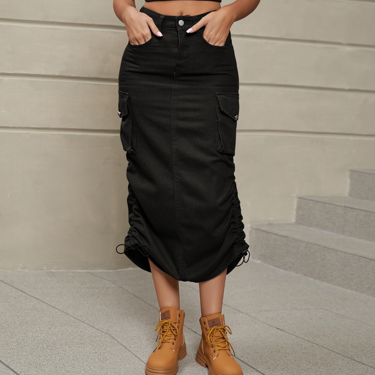 Casual Mid Length Skirt - Skirts - Uniqistic.com