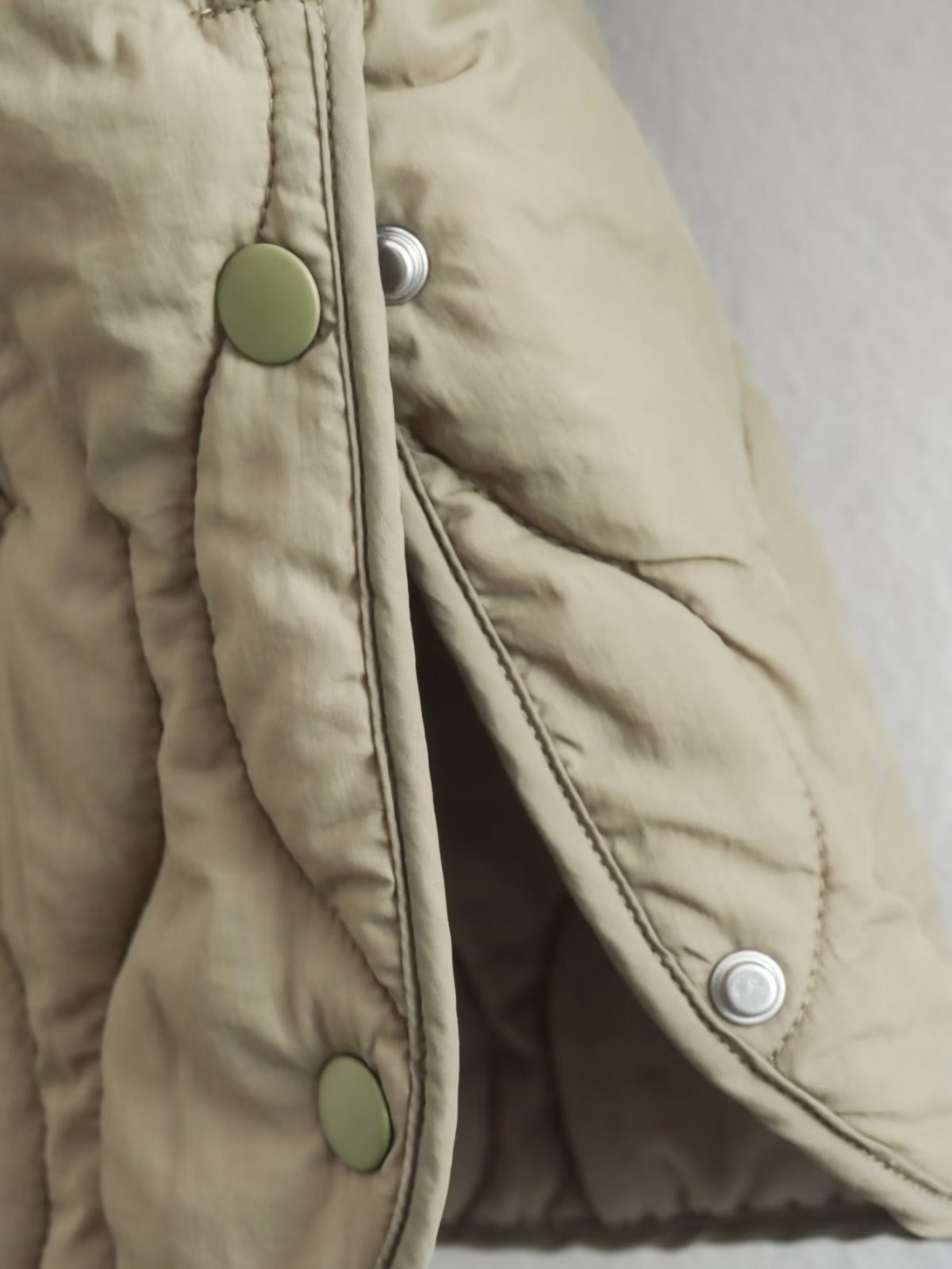 Fall Slit Both Sides Loose Top Quilted Short Coat - Coats & Jackets - Uniqistic.com
