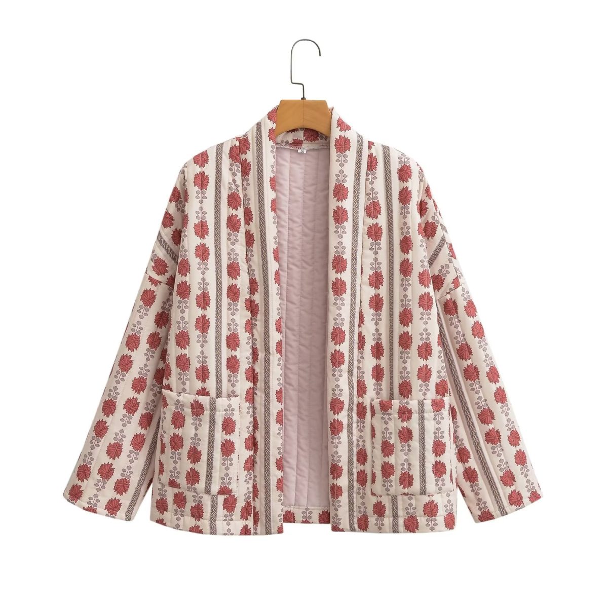 Autumn Ethnic Quilted Cotton Pattern Print Jacket - Coats & Jackets - Uniqistic.com