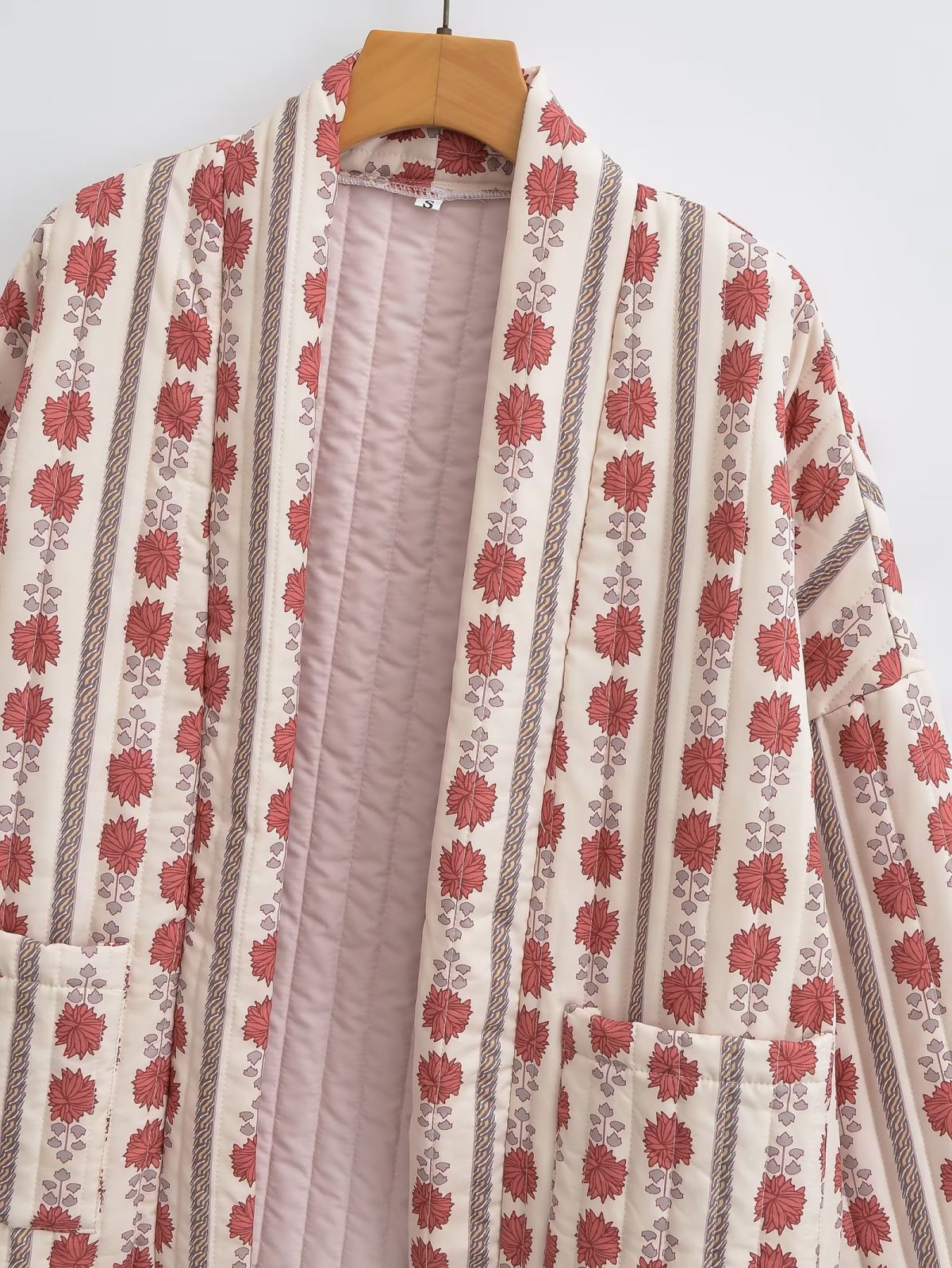 Autumn Ethnic Quilted Cotton Pattern Print Jacket - Coats & Jackets - Uniqistic.com