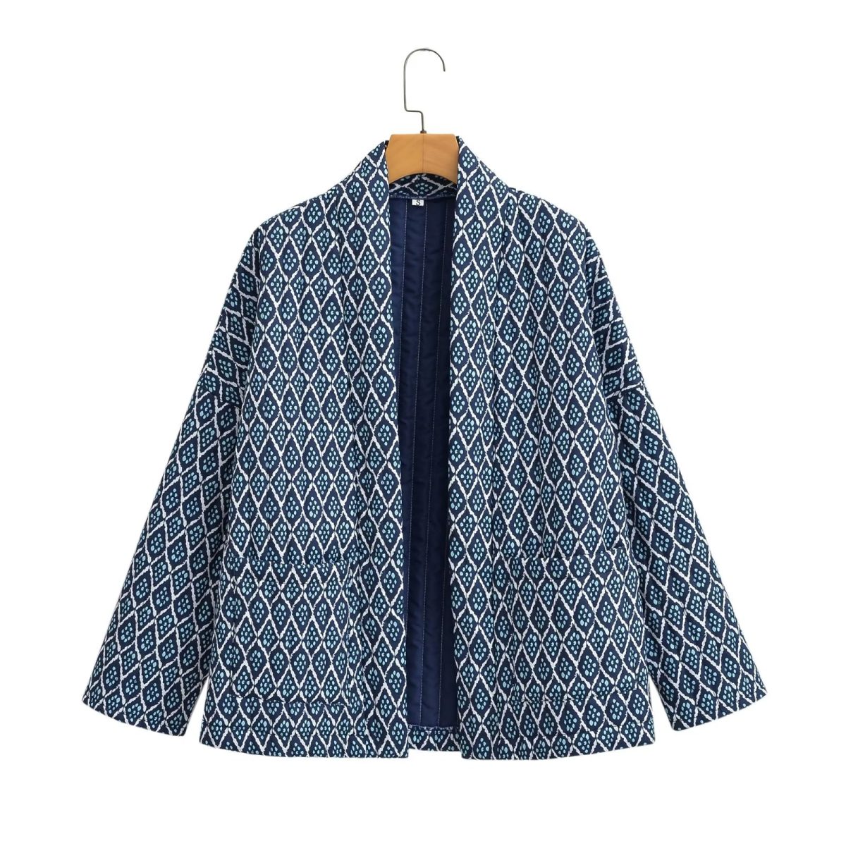 Autumn Ethnic Quilted Cotton Pattern Print Cotton Padded Jacket - Coats & Jackets - Uniqistic.com