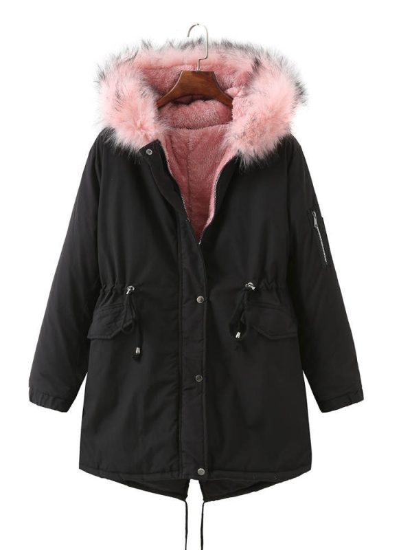 Winter Fleece-Lined Thickened Cotton-Padded Coat - Coats & Jackets - Uniqistic.com