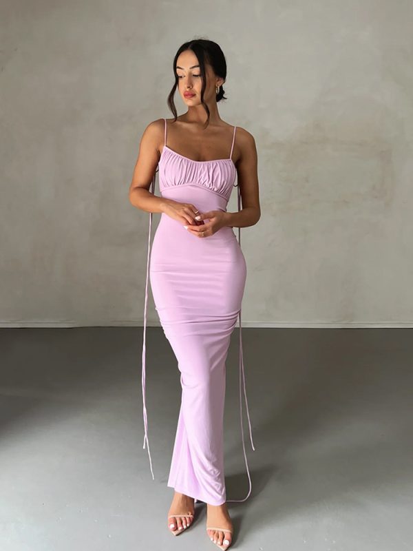 Sexy Backless Pleated Evening Dress - Evening Dresses - Uniqistic.com