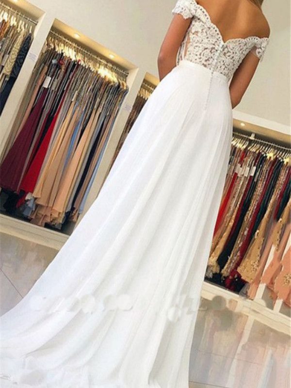 Sleeve Slim Solid Color Dress - Wedding dresses - Uniqistic.com