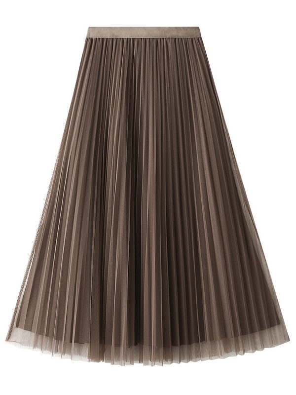 Double Sided Pleated Skirt in Skirts