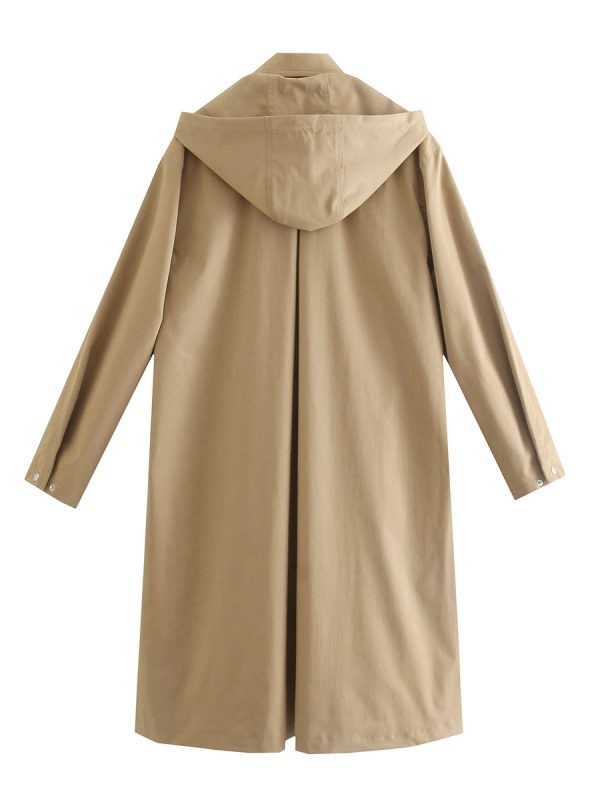 Early Autumn Solid Color Anorak Baggy Coat - Coats & Jackets - Uniqistic.com