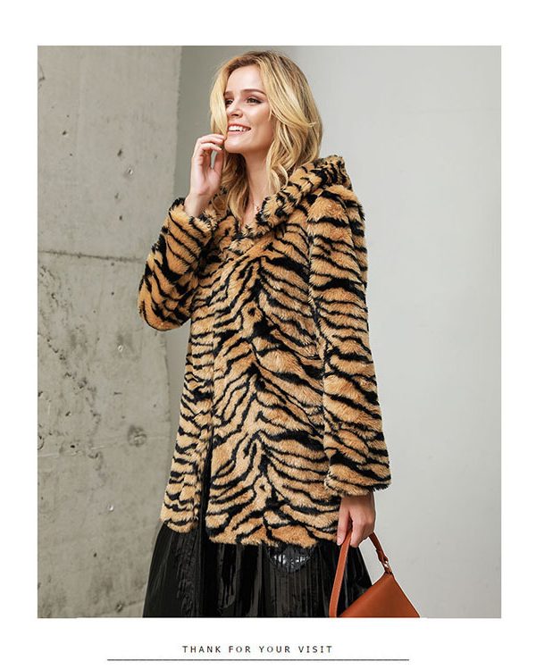 Winter Super Thick Hooded Big Tiger Pattern Coat - Coats & Jackets - Uniqistic.com