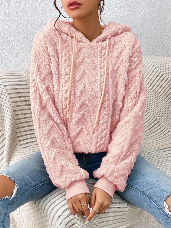 Flannel Hooded Loose Plush Sweatshirt - Hoodies & Sweatshirts - Uniqistic.com