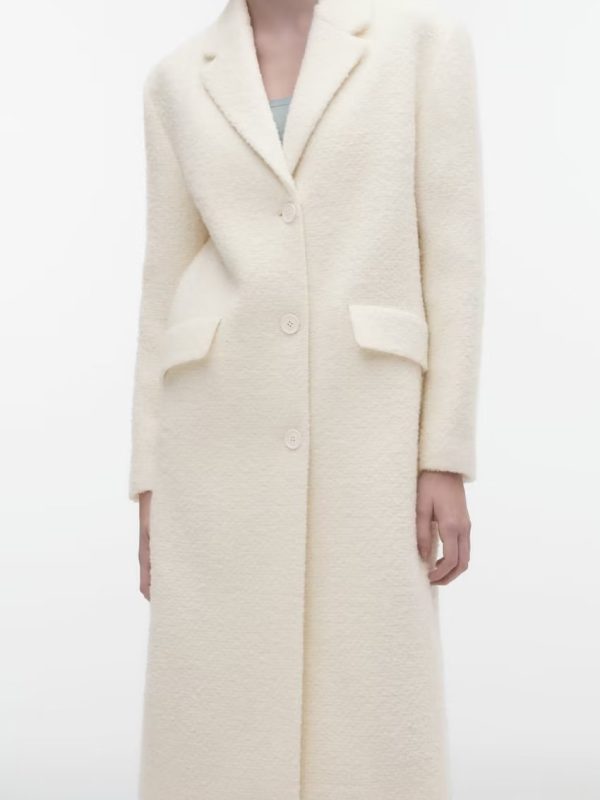 Autumn Woolen Blended Mid Length Straight Coat - Coats & Jackets - Uniqistic.com
