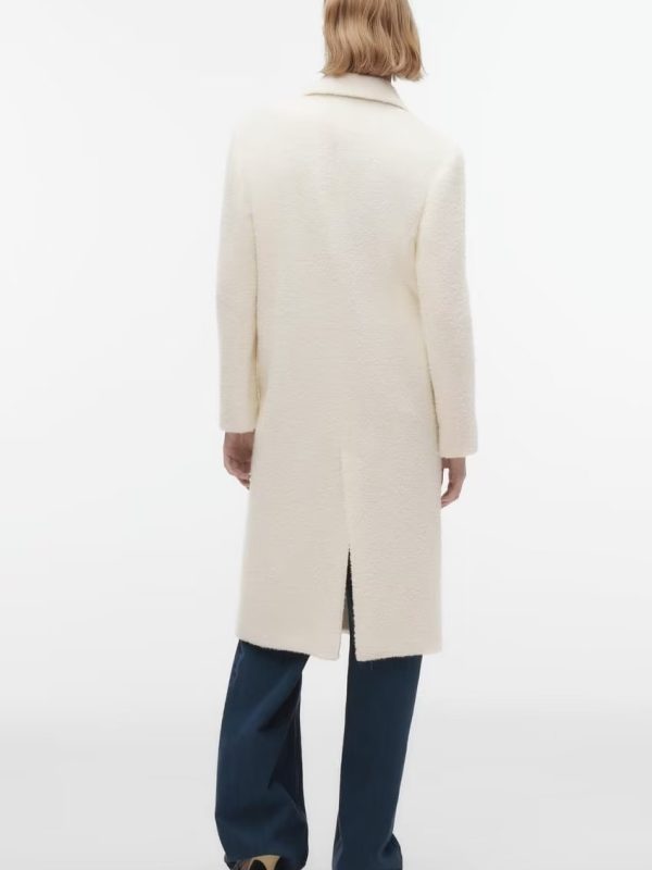 Autumn Woolen Blended Mid Length Straight Coat - Coats & Jackets - Uniqistic.com