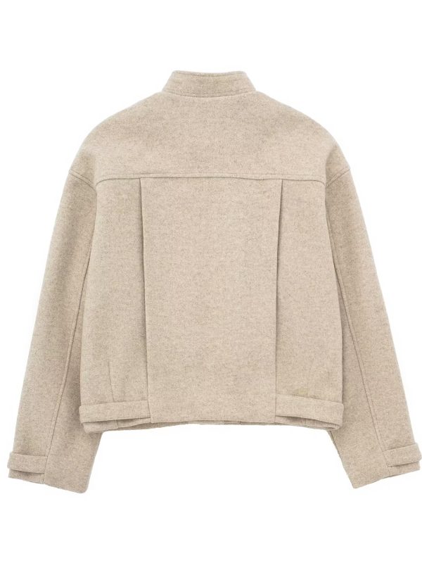 Casual Long-Sleeved Woolen Coat - Coats & Jackets - Uniqistic.com