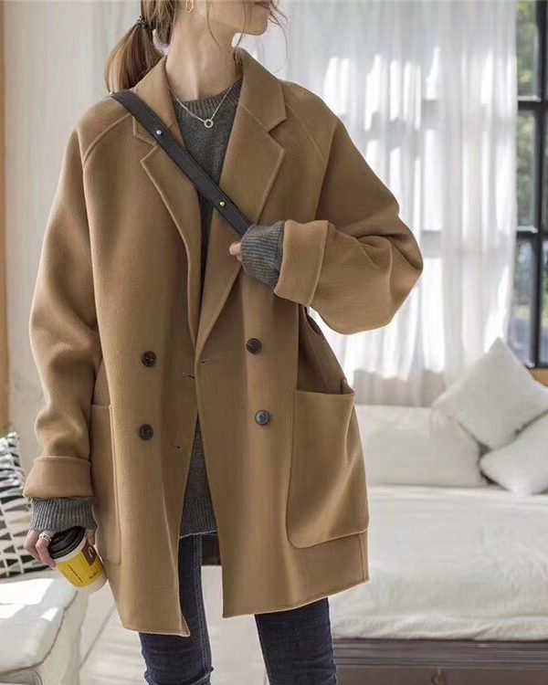 Small Reversible Cashmere Coat in Coats & Jackets