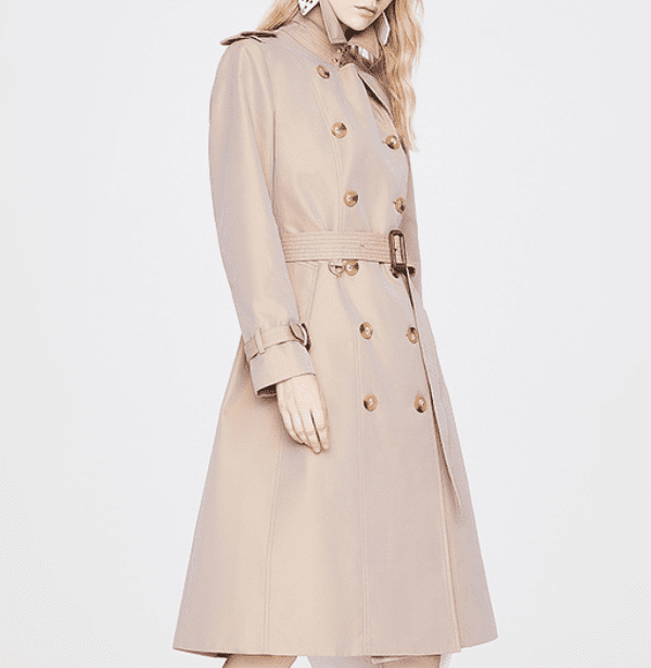 Autumn Trench Slim Fit Solid Color Non-Wrinkle Coat in Coats & Jackets