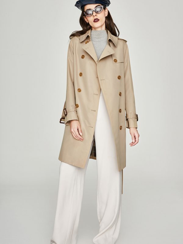 Double Breasted Trench Coat in Coats & Jackets