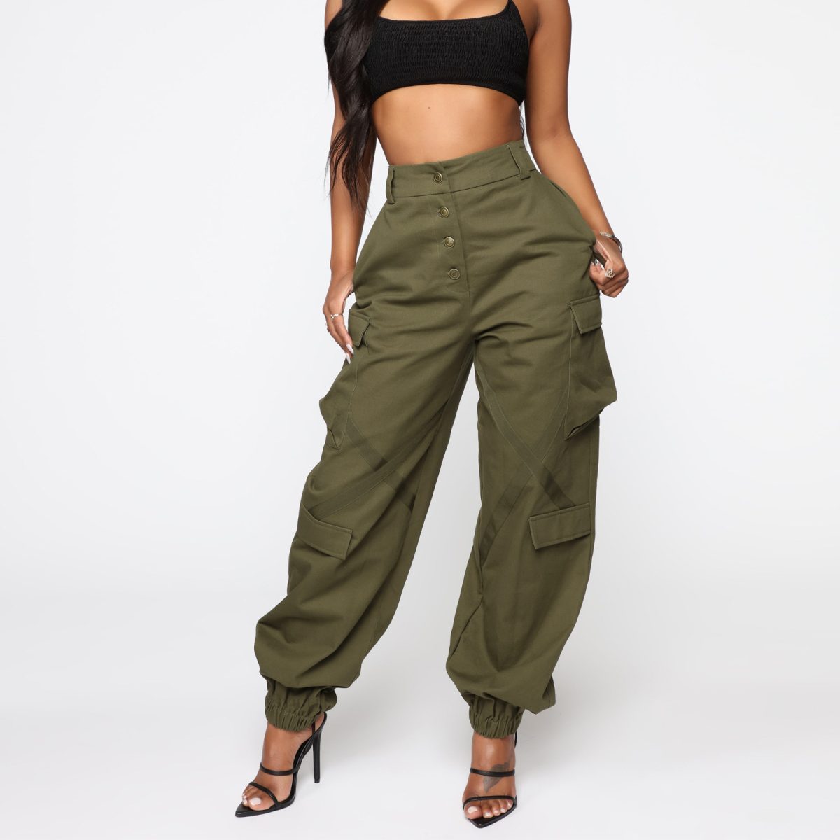 Sexy Straight Cargo Trousers - Pants - Uniqistic.com