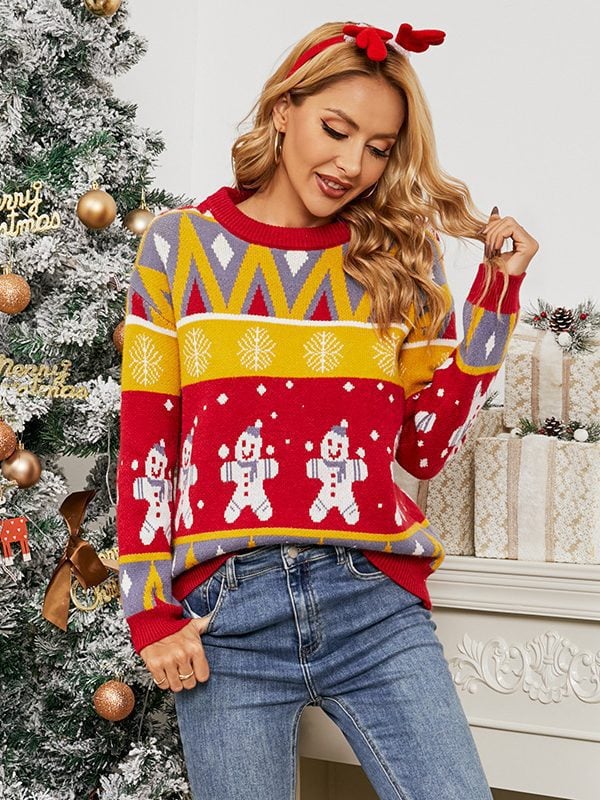 Christmas Snowman Pullover - Sweaters - Uniqistic.com