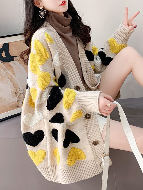 Loose Lazy Autumn Winter Thickening Korean Fashionable Long Sweater - Sweaters - Uniqistic.com