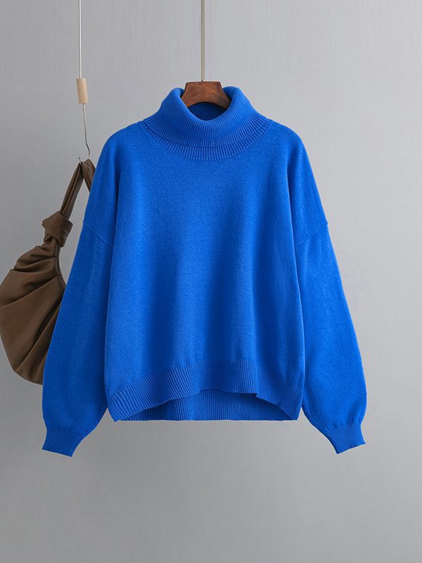 Autumn Winter Popular High Collar Loose Knitwear Sweater - Sweaters - Uniqistic.com