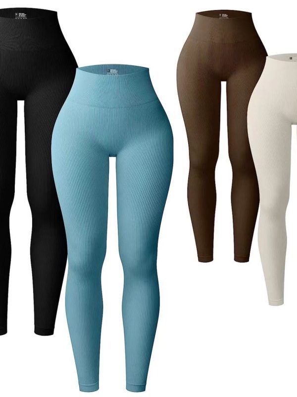 High Waist Workout Trousers in Pants