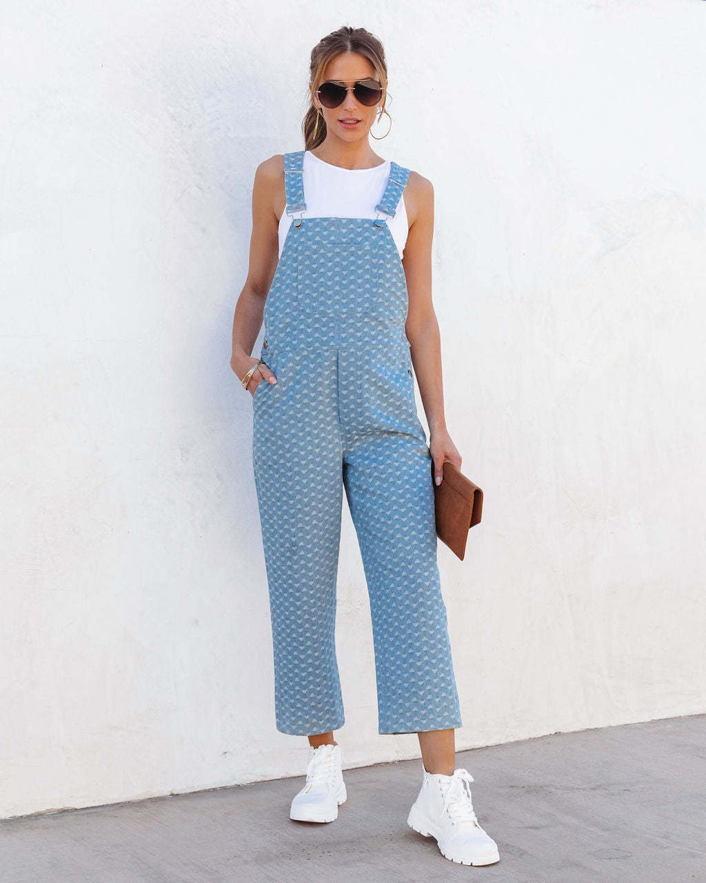 Casual Straight Button Suspender Jumpsuit Trousers – Outfit Lander
