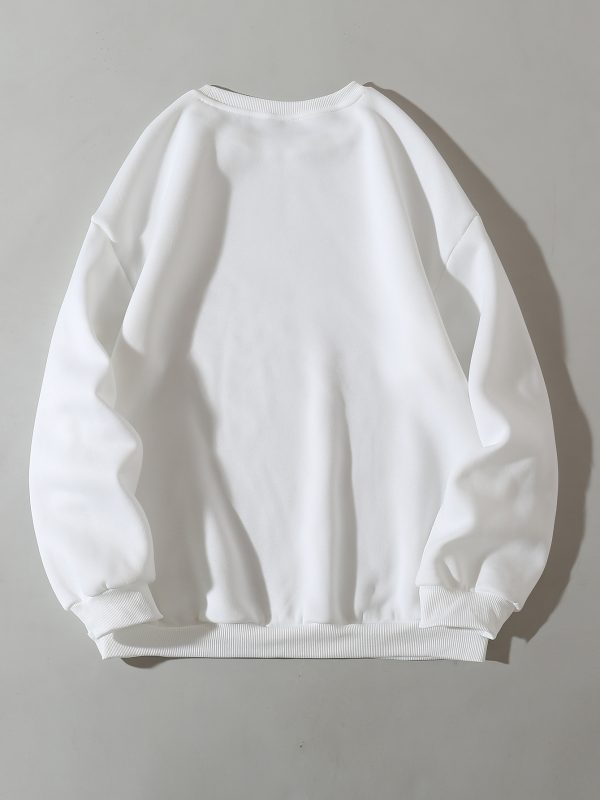 Round Neck Fleece Sweatshirt in Hoodies & Sweatshirts