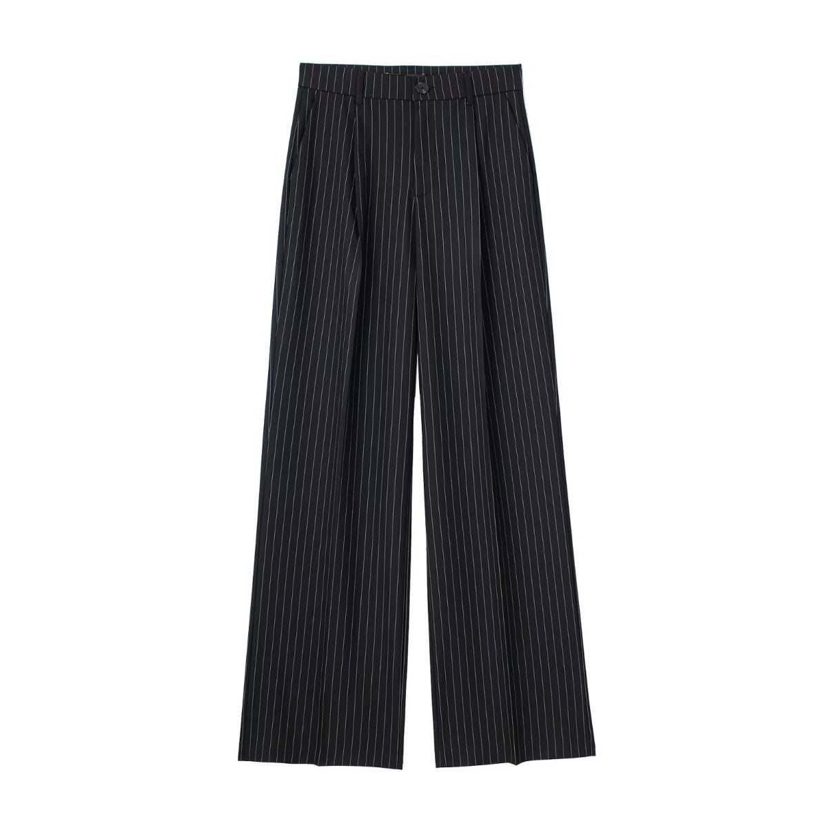 High Waist Drooping Slimming Straight Loose Fitting Mopping Pants in Pants