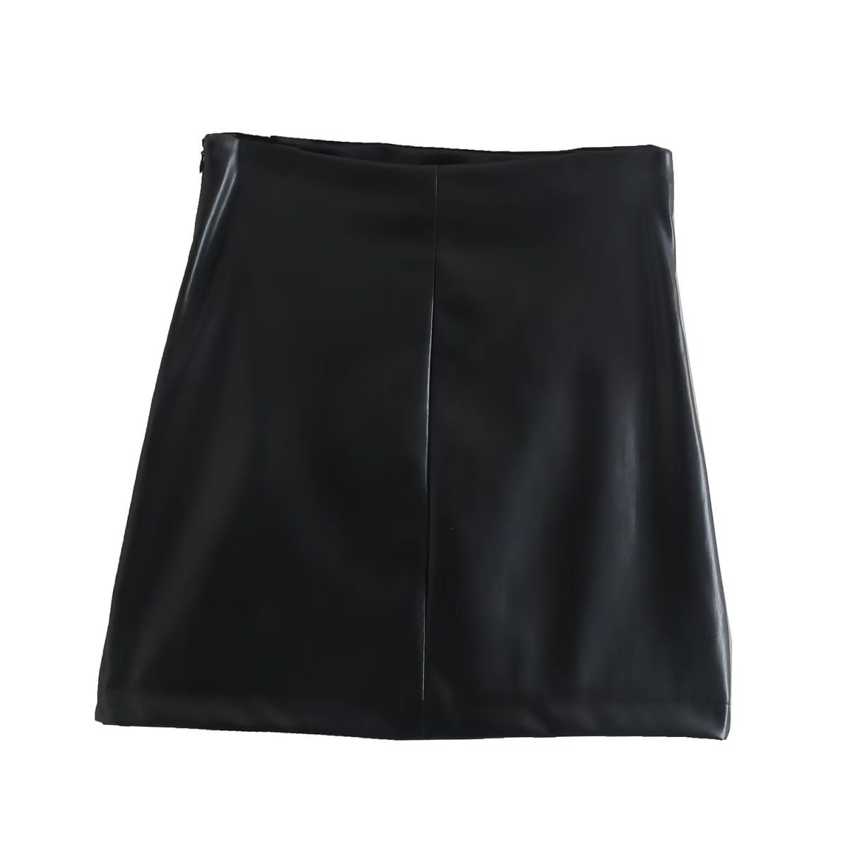 Faux Leather Mini Skirt in Skirts