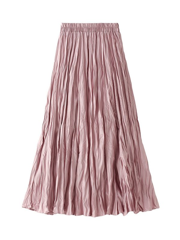 A Line Pleated Skirt in Skirts