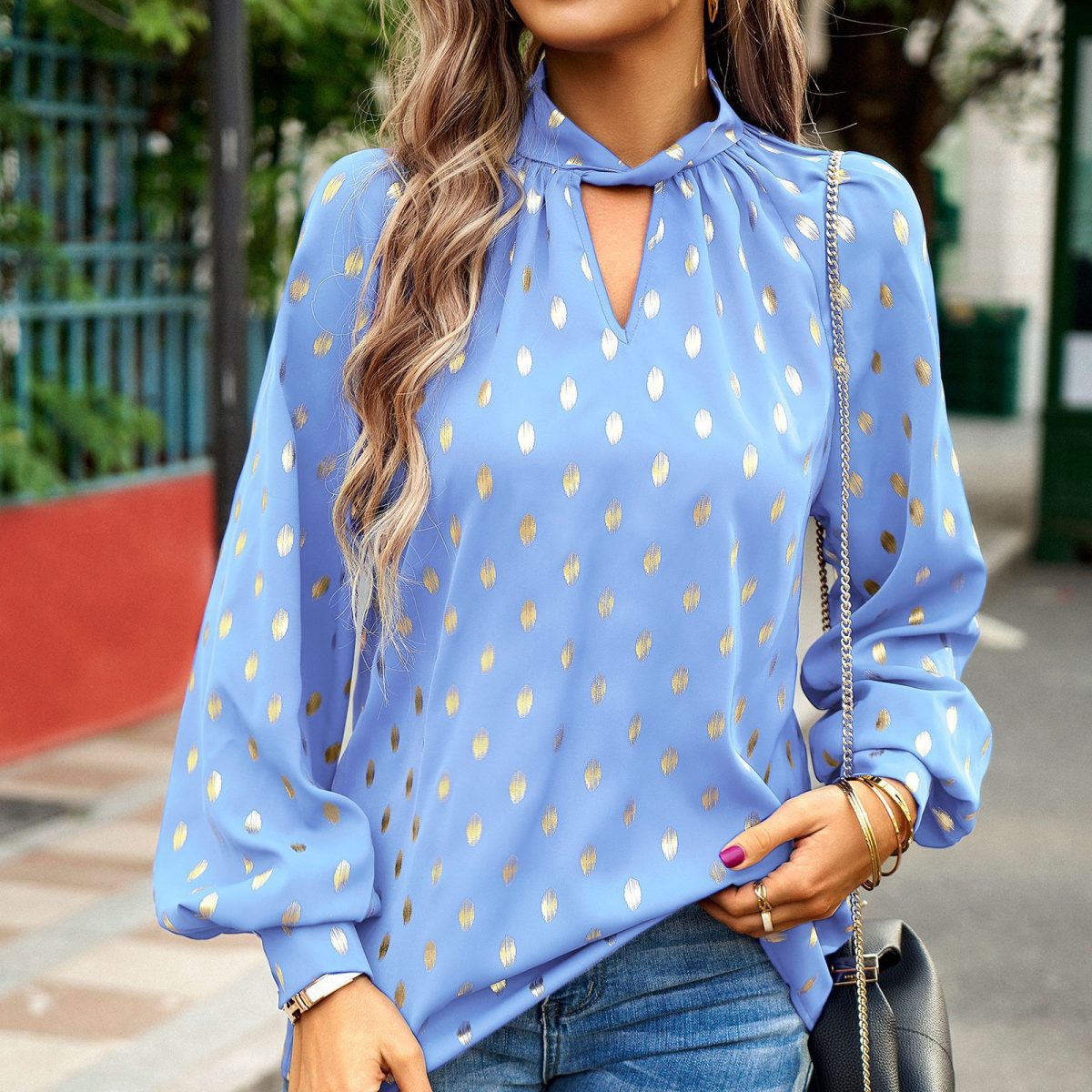 Long Sleeved Blouse in Blouses & Shirts