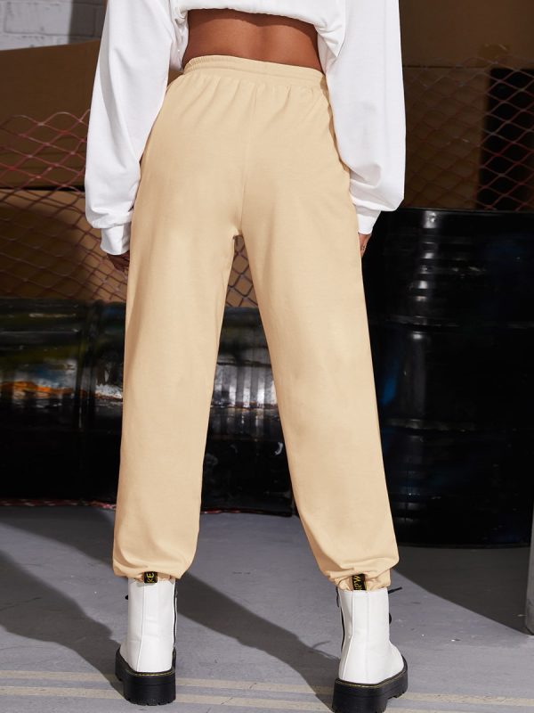 Exercise Ankle Tied Pants in Pants