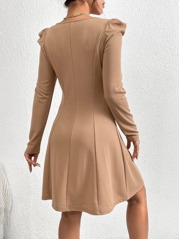 Slim Fit Office A line Dress in Dresses