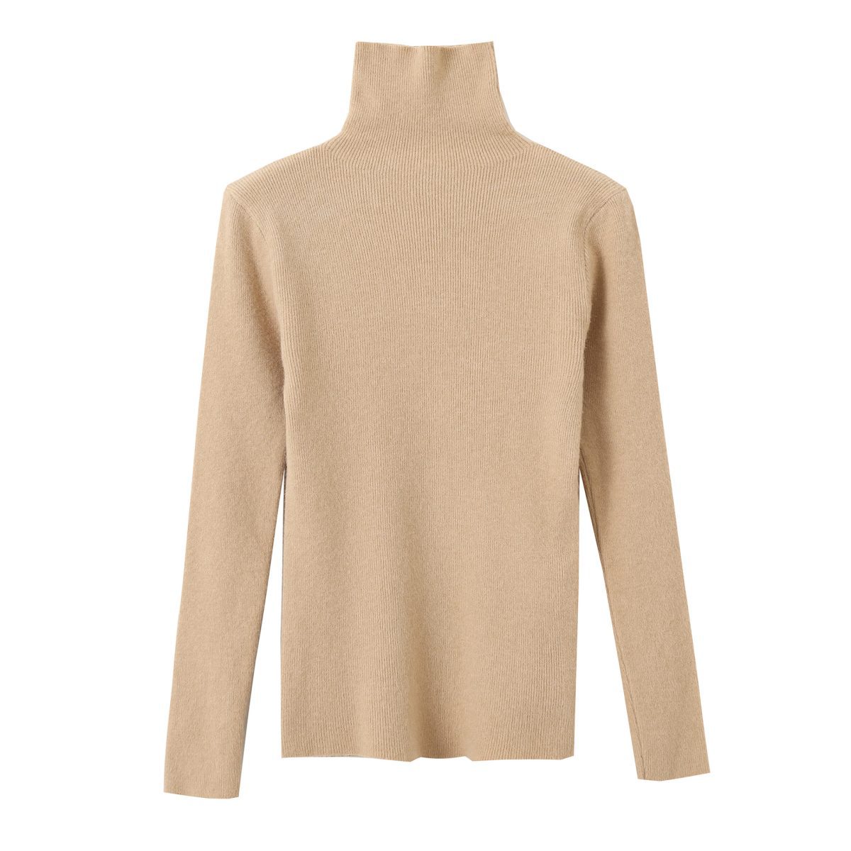 Solid Color Turtleneck Sweater in Sweaters