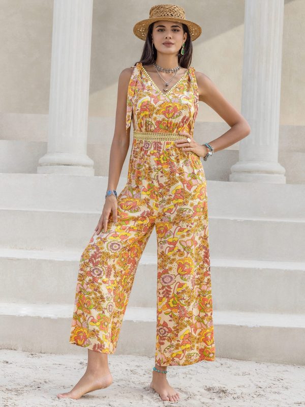 Women Waist Slimming A Line Sling Jumpsuit in Jumpsuits & Rompers