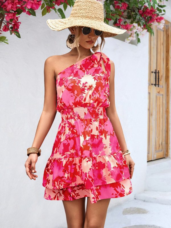 Summer One Shoulder Dress in Dresses