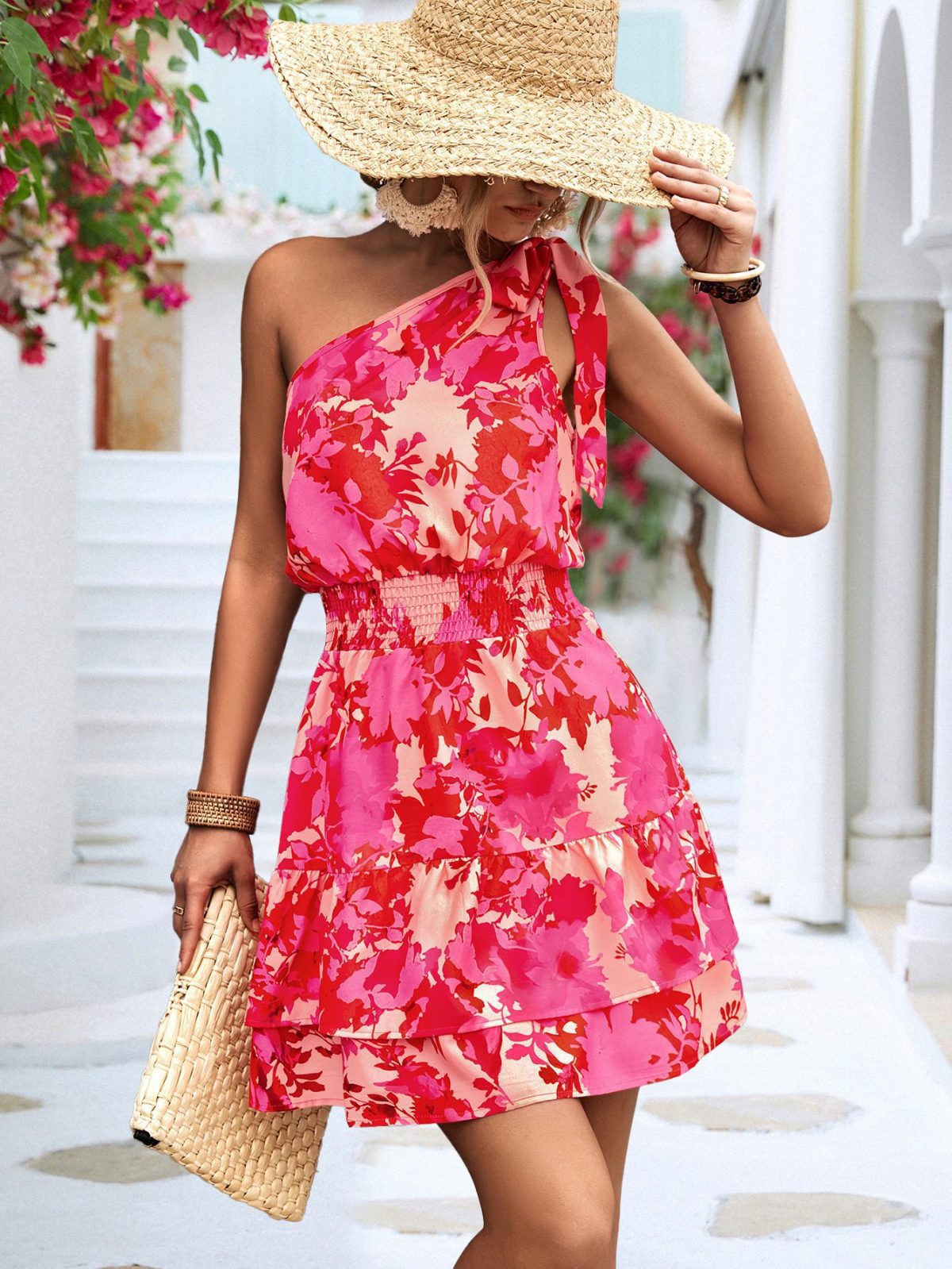 Summer One Shoulder Dress in Dresses