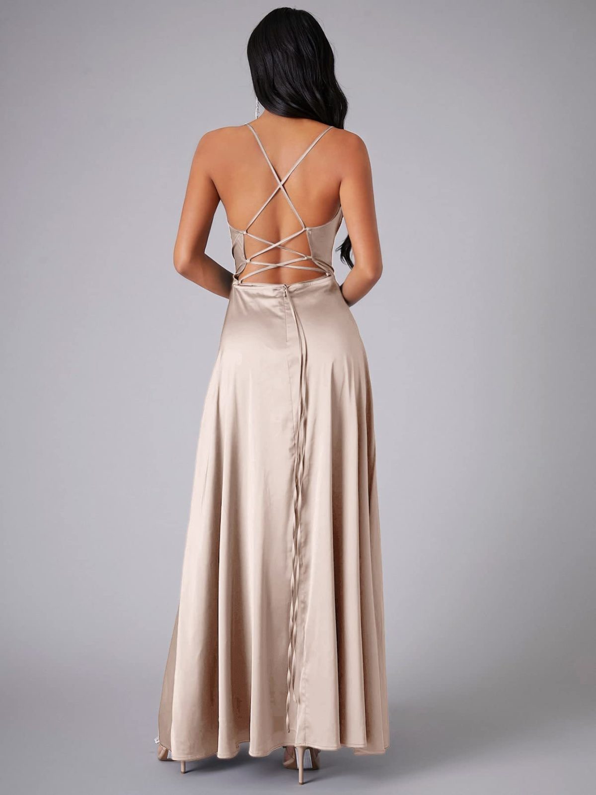 Sexy Slimming Slim Fit Backless Dress in Dresses