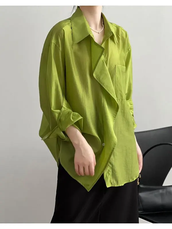 Light Tencel Stringy Selvedge Shirt in Blouses & Shirts