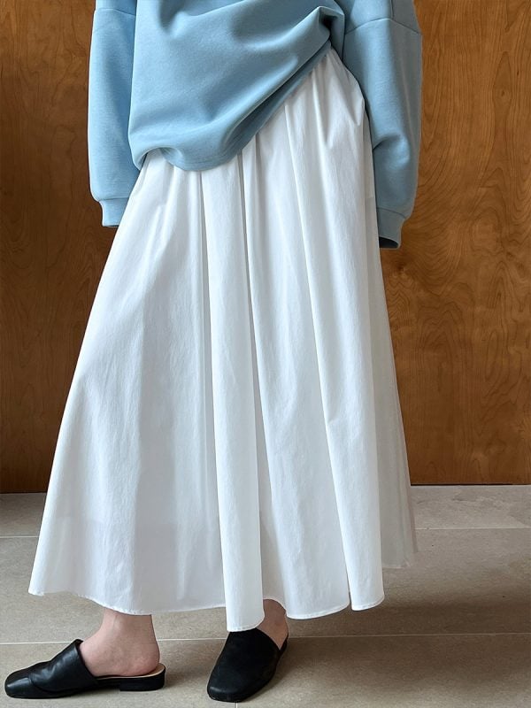 A Line Pleated Skirt in Skirts
