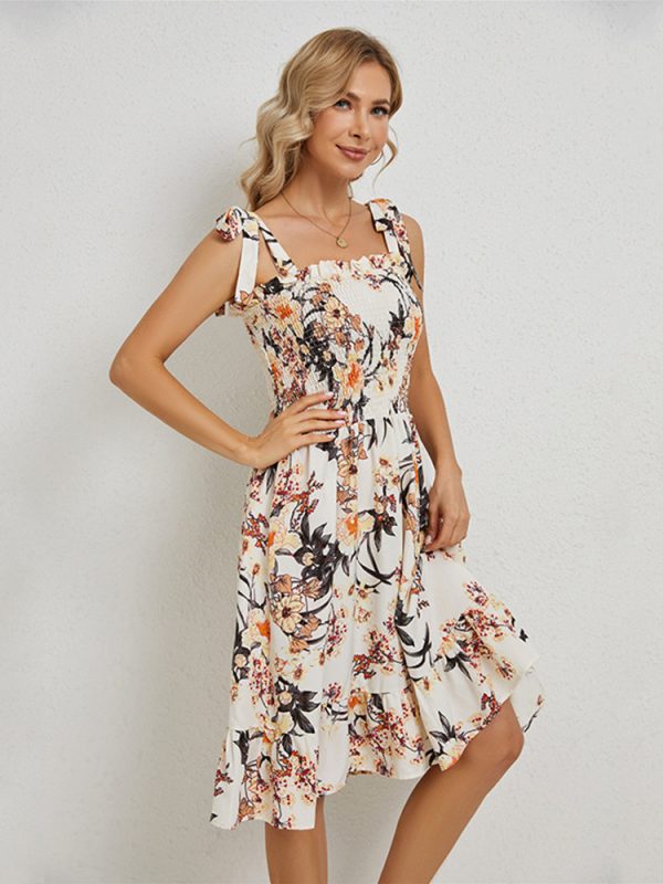Summer Camisole Strap Printing Dress in Dresses