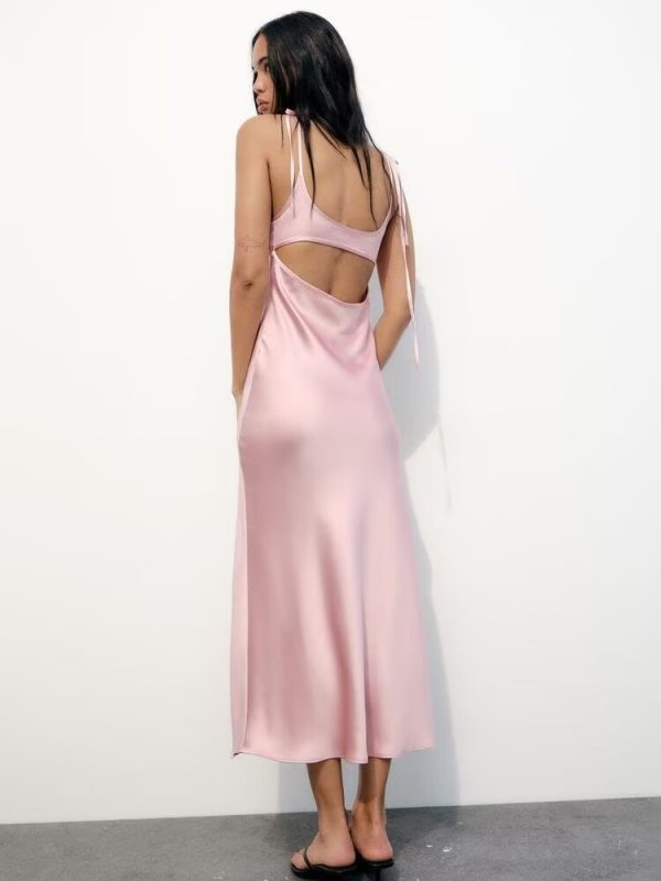 Sexy Satin Texture Dress in Dresses